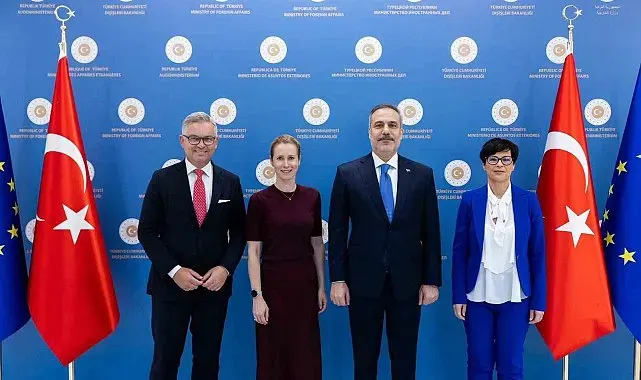 Bakan Fidan, AB Komisyonu Başkan Yardımcısı Kallas ve beraberindeki heyetle bir araya geldi