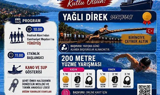 Köyceğiz'de Denizcilik ve Kabotaj Bayramı çeşitli etkinliklerle kutlanacak