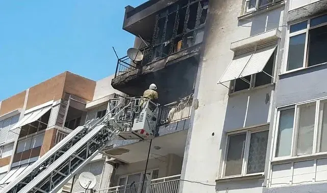 İzmir'de korkutan yangın: 6 kişi dumandan etkilendi
