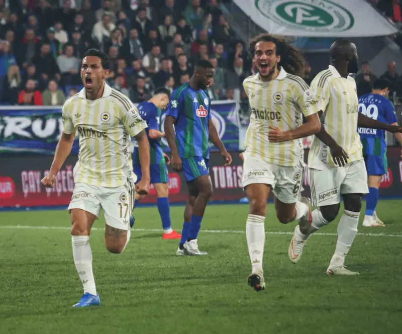 Fenerbahçe Rize Deplasmanından Üç Puanla Döndü