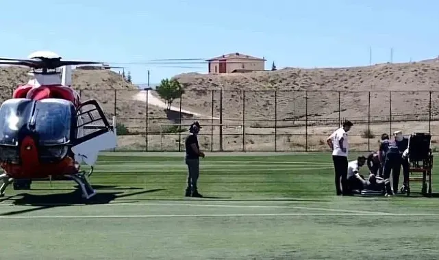 Kalp krizi geçiren hasta hava ambulansıyla Malatya'ya sevk edildi