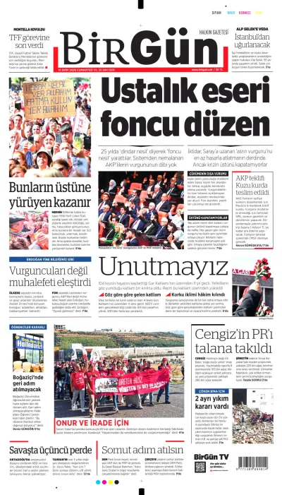 BirGün manşeti