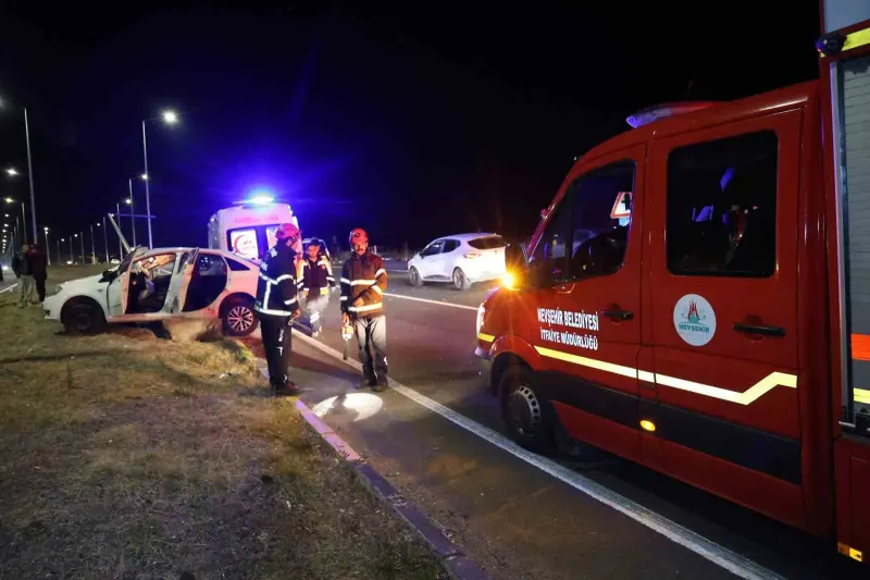 Nevşehir'de Tilkiye Çarpmamak İsteyen Sürücü Kazaya Sebep Oldu: 1 Yaralı