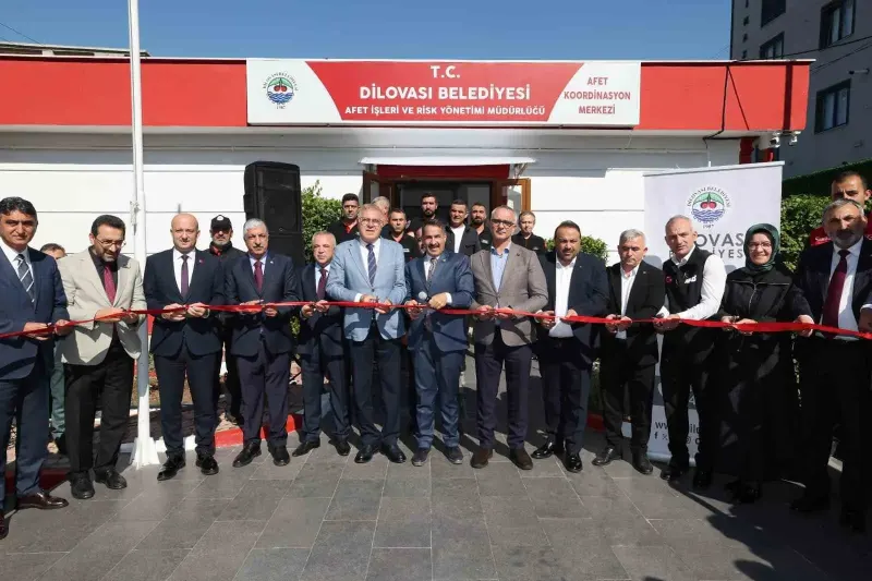Dilovası Belediyesi Tarafından Kurulan Afet Koordinasyon Merkezi Törenle Açıldı