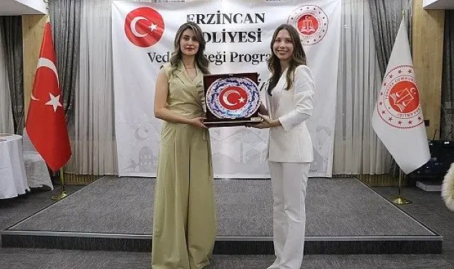 Erzincan'da tayini çıkan hâkim ve savcılar için veda yemeği düzenlendi