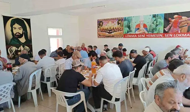 Tercan'da aşure kazanında kardeşlik kaynadı