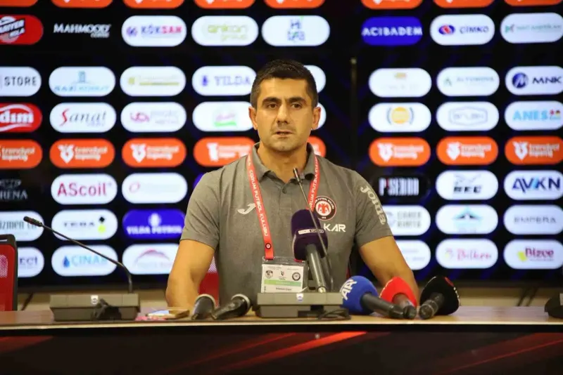 Çorum FK Yardımcı Antrenörü Hüseyin Çayır'dan Gaziantep Maçı Değerlendirmesi