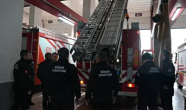 Düzce İtfaiyesi yedi 24 vatandaşın yanında