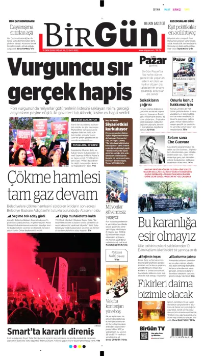 BirGün manşeti