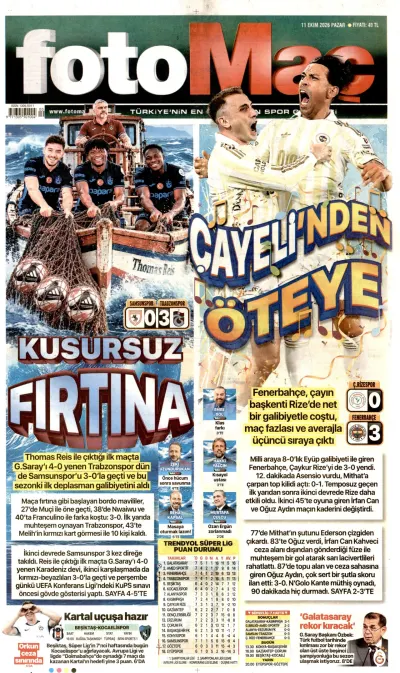 Fotomaç manşeti