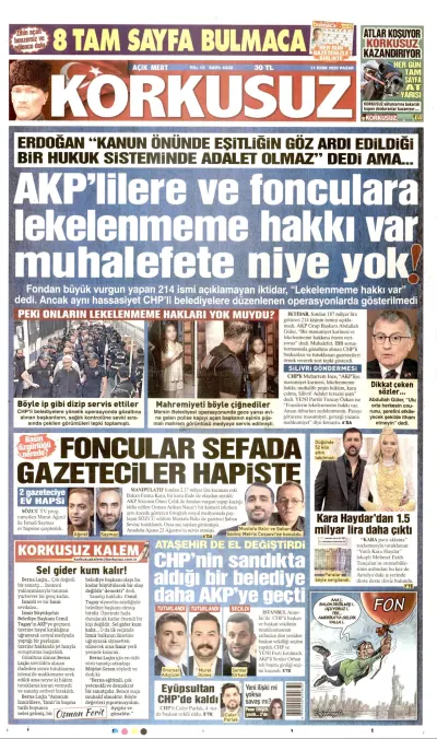 Korkusuz manşeti