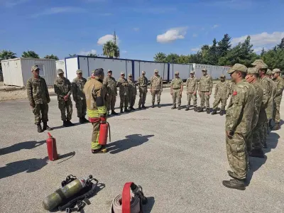Hatay'da Mehmetçik İçin Kapsamlı Yangın Güvenliği Eğitimi Düzenlendi