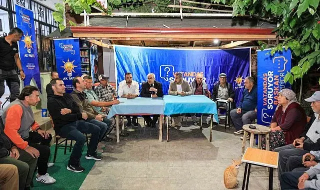Başkan Arslan 'Vatandaş Soruyor, Başkan Cevaplıyor' buluşmalarını sürdürüyor