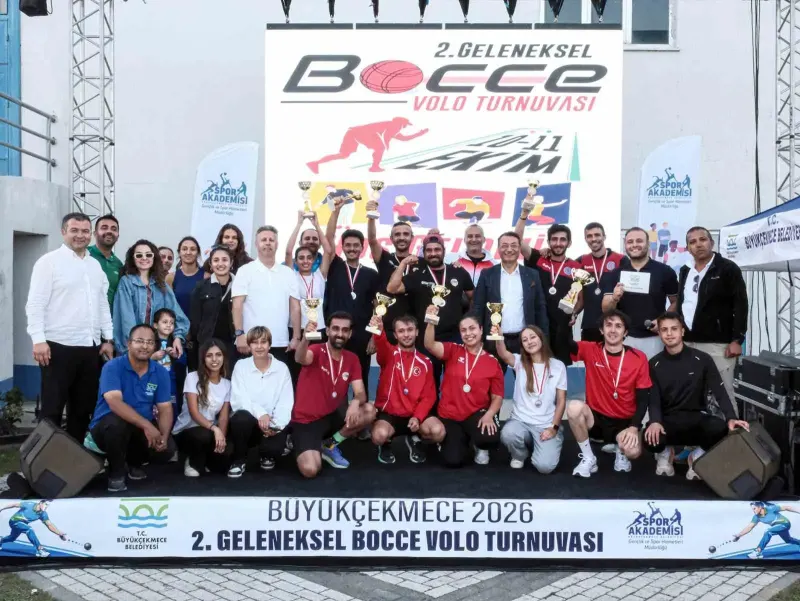Büyükçekmece'de Düzenlenen Bocce Volo Turnuvası'nda Şampiyonlar Belli Oldu