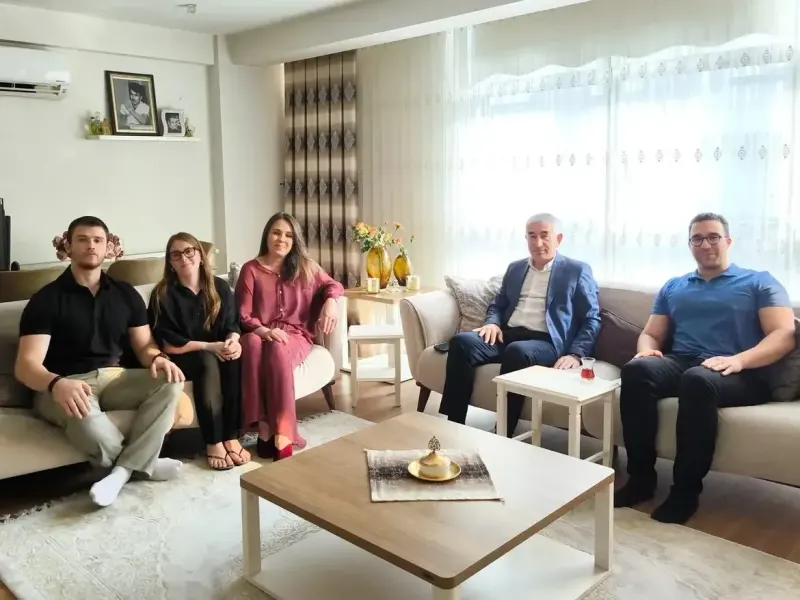 Aydın Emniyet Müdürü Karaduman Şehit Ailesini Ziyaret Etti