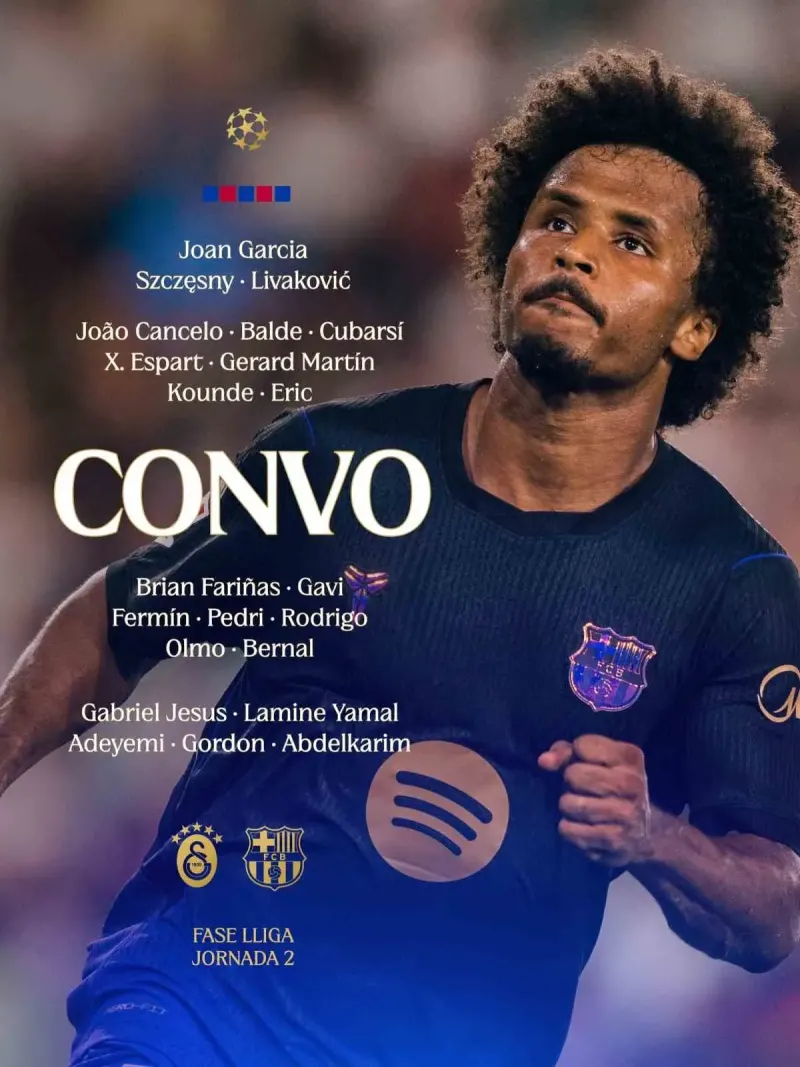 Barcelona'nın Galatasaray Maçı Kamp Kadrosu Netleşti