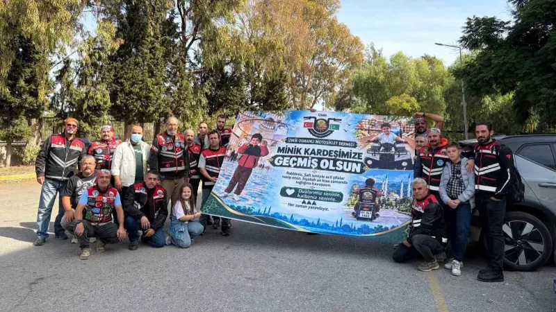İzmir’de Motosiklet Tutkunu Lösemi Hastası Ali’ye Sürpriz Ziyaret