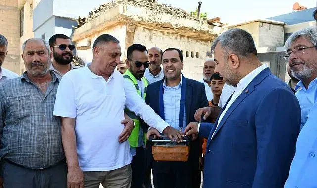 Birecik Belediyesinden Kural Mahallesine taziye evi