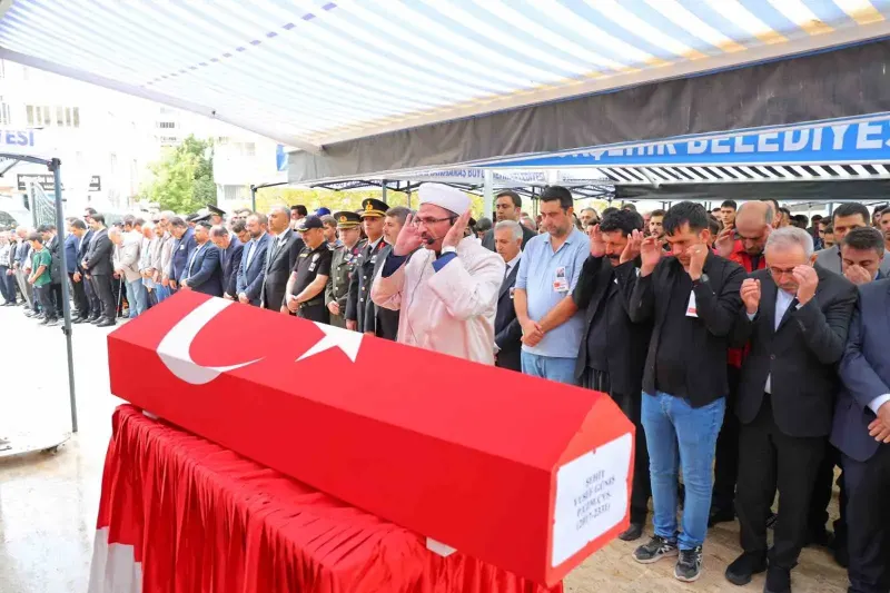 Kahramanmaraş Şehit Yusuf Güneş'i Son Yolculuğuna Uğurladı