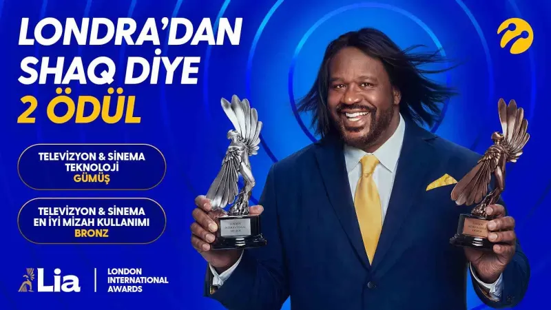 Turkcell’in Shaq Kampanyasına Uluslararası Alanda Çifte Ödül