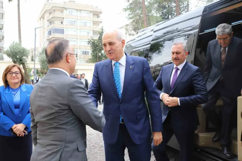 TBMM Başkanı Numan Kurtulmuş Gaziantep Valiliğinde Temaslarda Bulundu