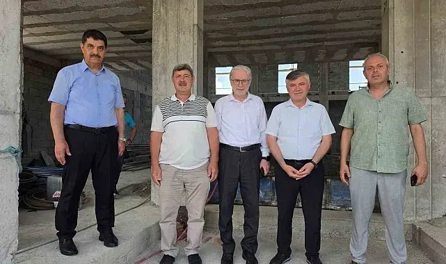 Köyceğiz Zeytinalanı Merkez Camii inşaatı hızla yükseliyor