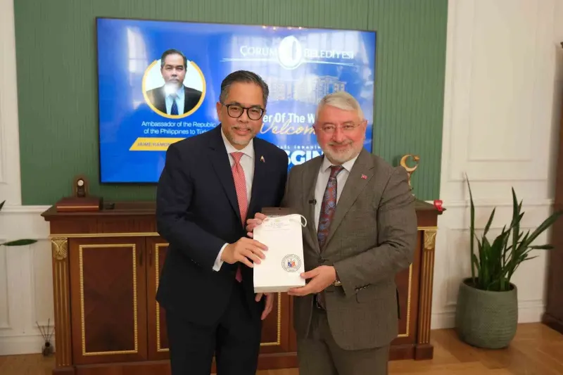 Filipinler Büyükelçisinden Çorum Belediyesine Ziyaret