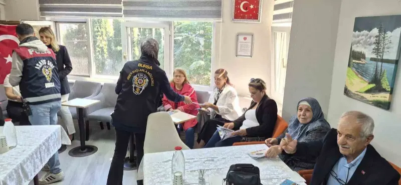 Bursa'da Emeklilere Yönelik Siber Suçlara Karşı Kapsamlı Bilgilendirme Eğitimi