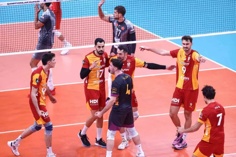 Galatasaray Ziraat Bankkart'ı Yenerek Şampiyonlar Kupası'nı Kazandı