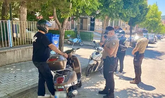 Bilecik'te 2 bin 75 motosiklet sürücüsü kontrolden geçti