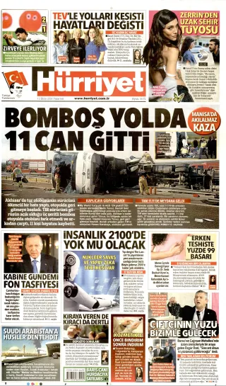 Hürriyet manşeti