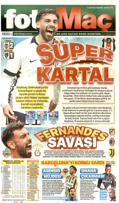 Fotomaç manşeti
