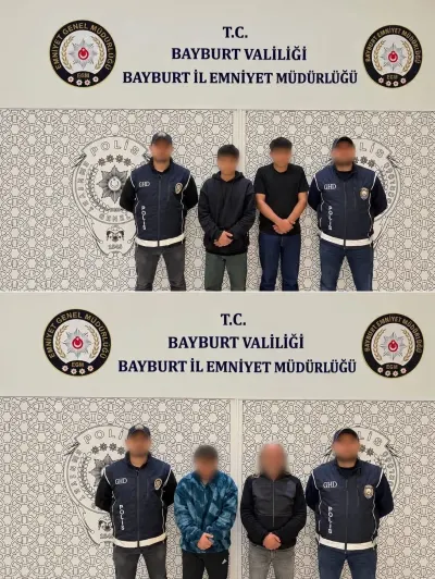 Bayburt'ta Gerçekleştirilen Operasyonda 2 Düzensiz Göçmen Yakalandı