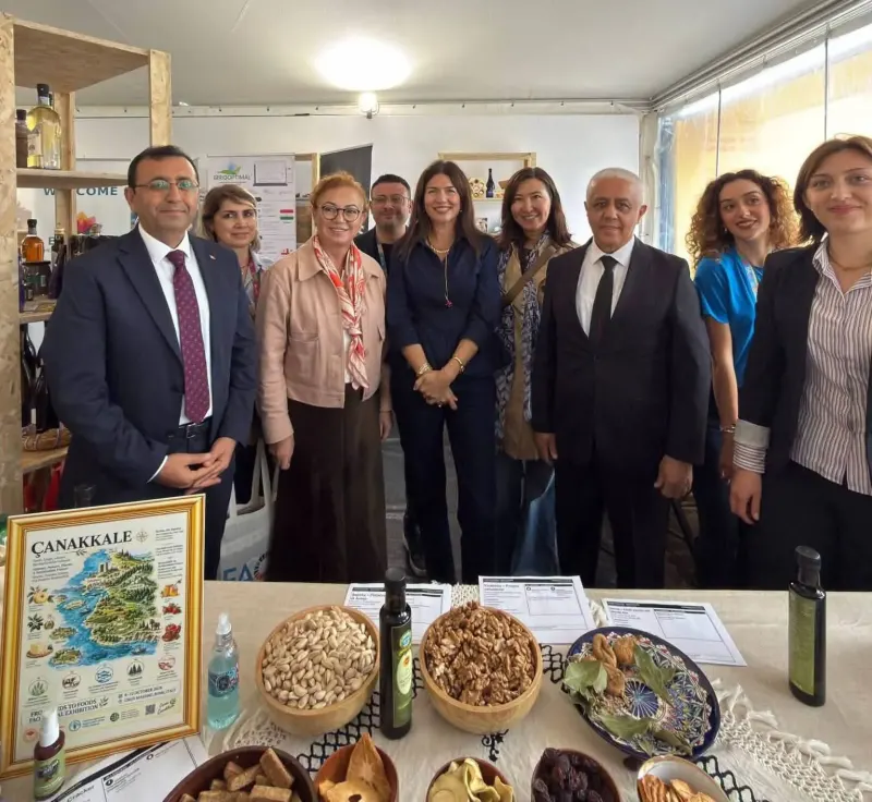 Çanakkale Organik Tarım Ürünleri İtalya'nın Başkenti Roma'da Tanıtıldı