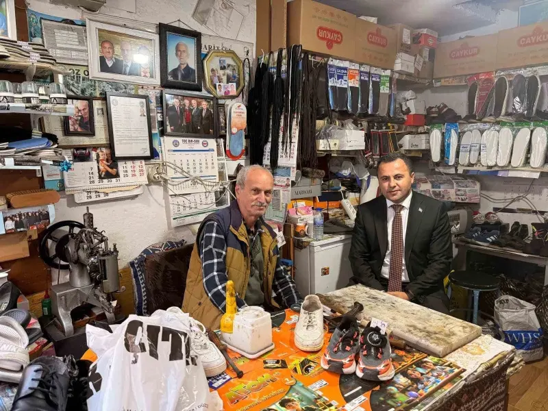 Kaymakam Uzan Unutulmaya Yüz Tutan Kunduracılık Zanaatının Ustalarını Ziyaret Etti