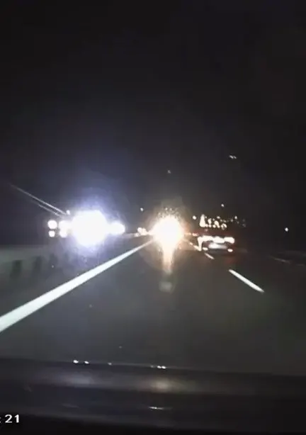Bursa Otobanında Ters Yönde İlerleyen Sürücü Tehlike Saçtı
