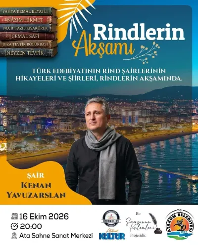 Atakum Belediyesi Türk Edebiyatının Usta Şairlerini Anma Programıyla Buluşturuyor