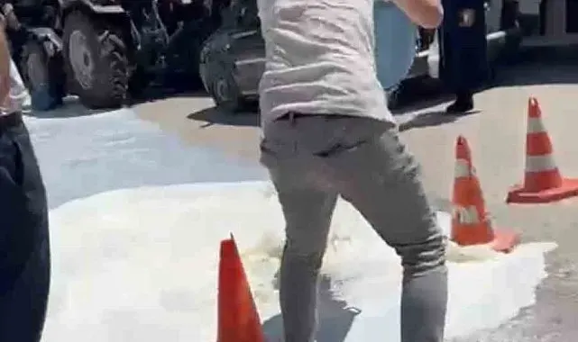 Belediye önüne süt dökme eyleminin ardındaki gerçek ortaya çıktı