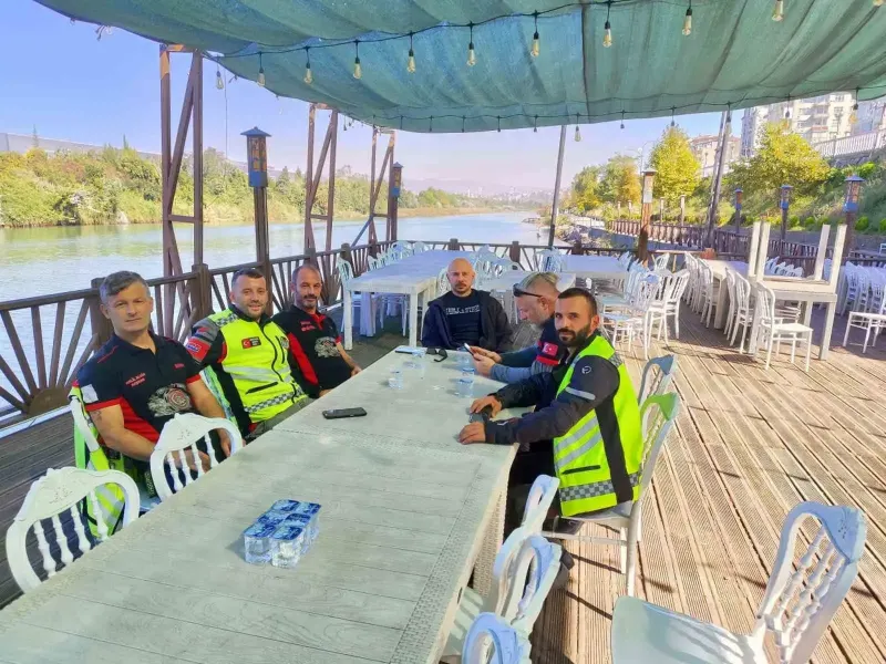 Motosiklet Tutkunları Gülüç'te Şehitler ve Hayatını Kaybeden Meslektaşları İçin Bir Araya Geldi