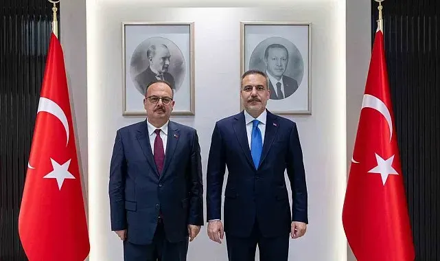 Bakan Fidan, Ankara Valisi Canbolat'ı kabul etti