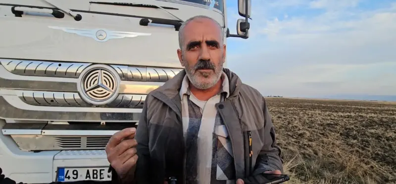 Muş’ta Tır Sürücüsü Kaza Raporuna Tepki Gösterdi