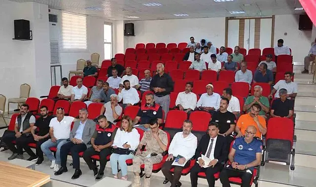Elazığ'da arazi yangınlarına karşı toplantı gerçekleştirildi