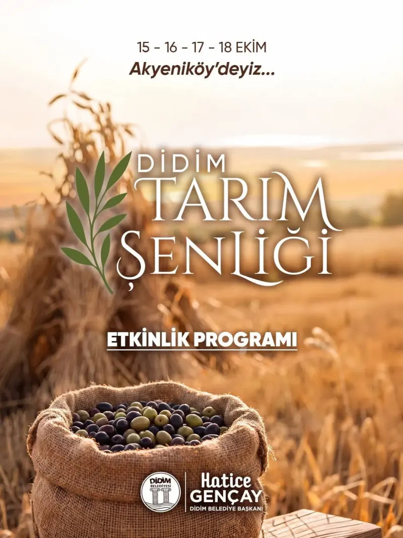 Didim Belediyesi Tarafından Düzenlenen Tarım Şenliği Ekim Ayında Başlıyor