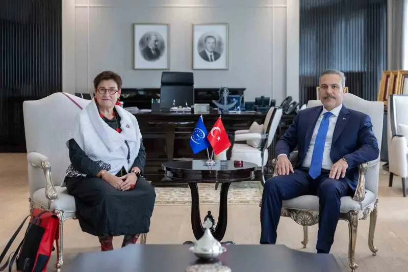 Dışişleri Bakanı Hakan Fidan, Avrupa Konseyi Parlamenter Meclisi Başkanı Petra Bayr’ı Kabul Etti