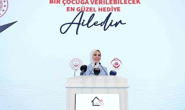 Bakan Göktaş: "11 bin 22 çocuğumuz 9 bin 277 koruyucu ailemizin yanında hayatını sürdürmektedir"
