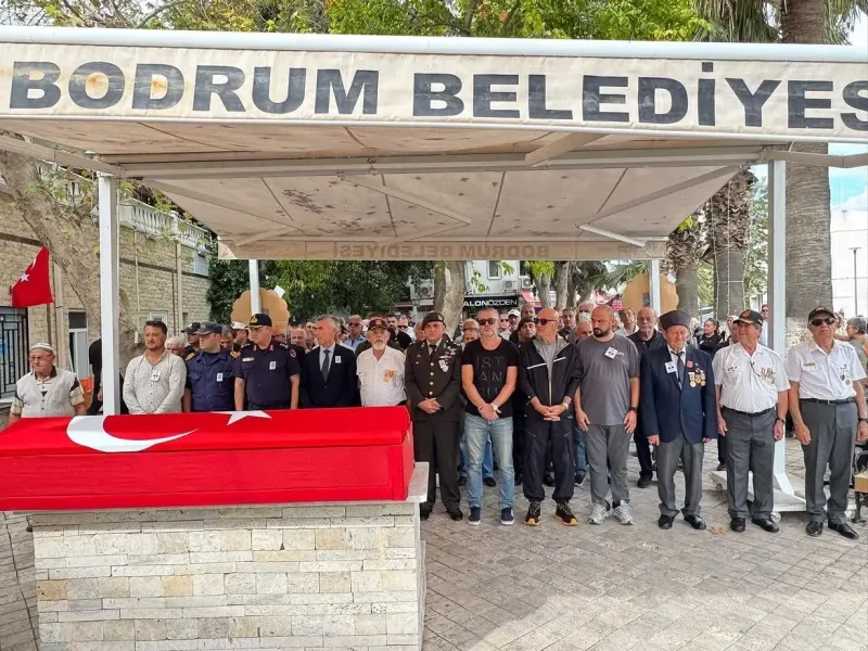Muğla'da Vefat Eden Kıbrıs Gazisi Hüsnü Şengöz Toprağa Verildi