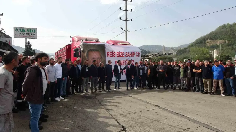 Trabzonlu Kömürcülerden Depolama Alanı Tepkisi