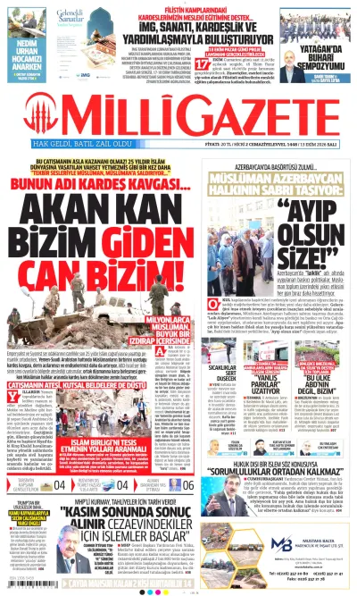 Milli manşeti