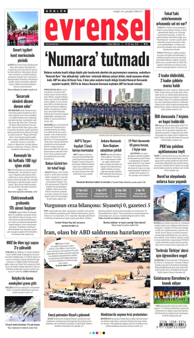 Evrensel manşeti
