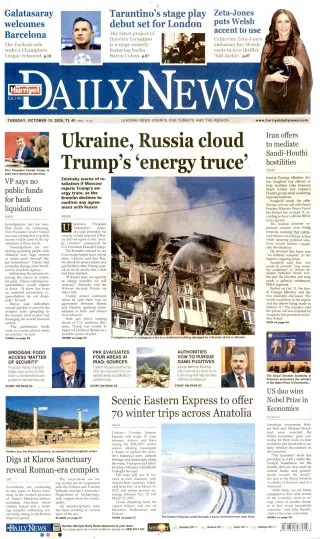 Hürriyet Daily News manşeti